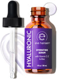 Eve Hansen Hydrating Hyaluronic Serum with Vitamin C, E & Green Tea | 72% Organic, Anti-Wrinkle