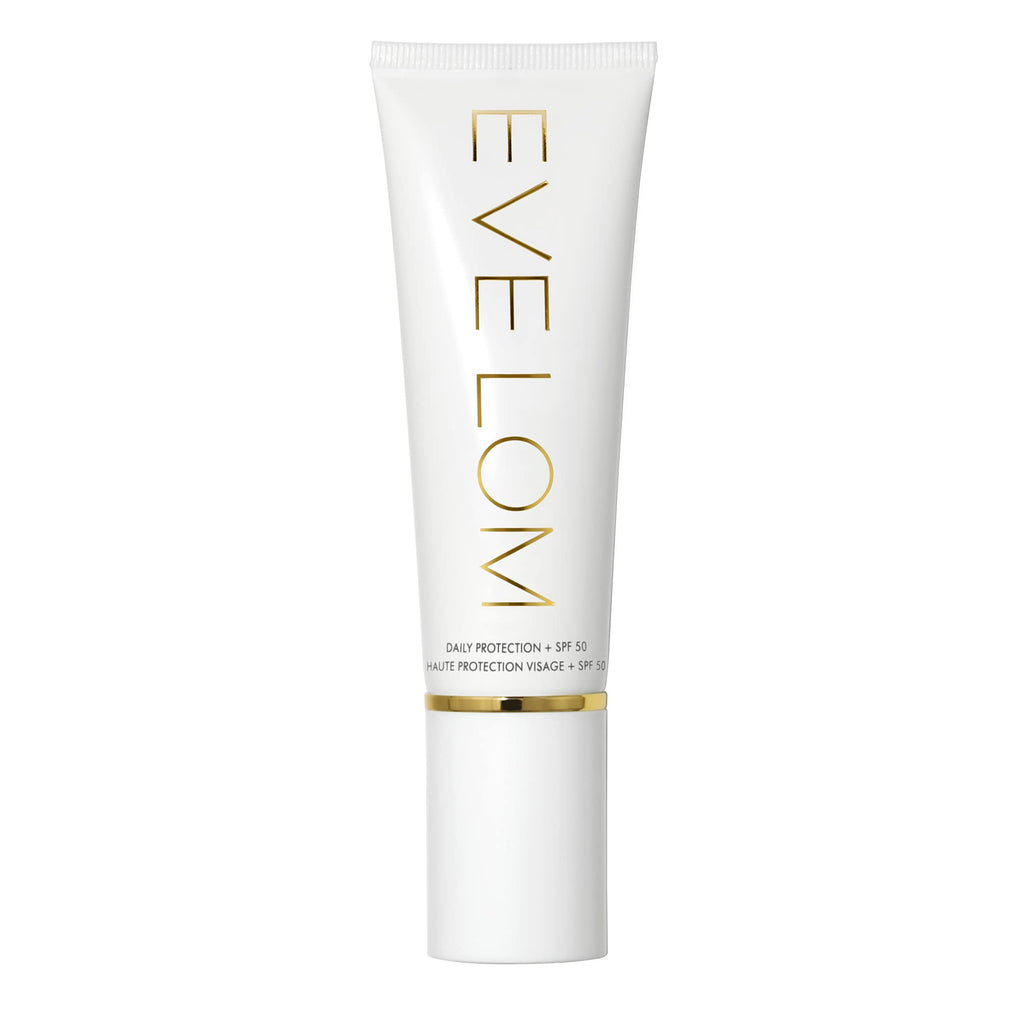 EVE LOM Daily Protection SPF 50 Facial Sunscreen | Hydrating Moisturizer with Niacinamide & Vitamin C – 50ml
