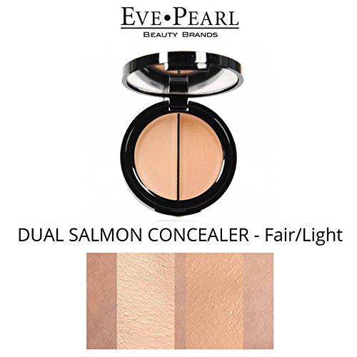 EVE PEARL Dual Salmon Concealer – Full Coverage Under Eye (Light) | Hydrating Brightener