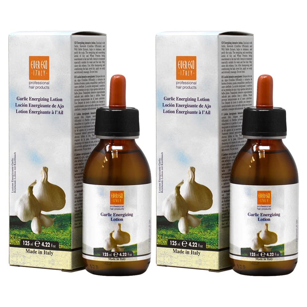 Ever Ego Impac Ego Garlic Energizing Anti HairLoss Lotion 125ml – Pack of 2