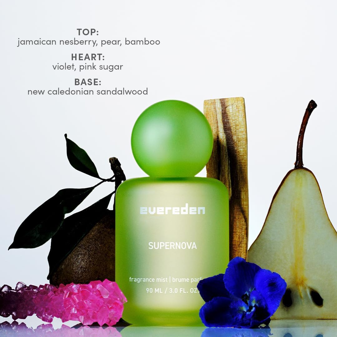 Evereden Fragrance Mist Bundle (3) – Clean, Vegan Hair & Body Sprays for Teens
