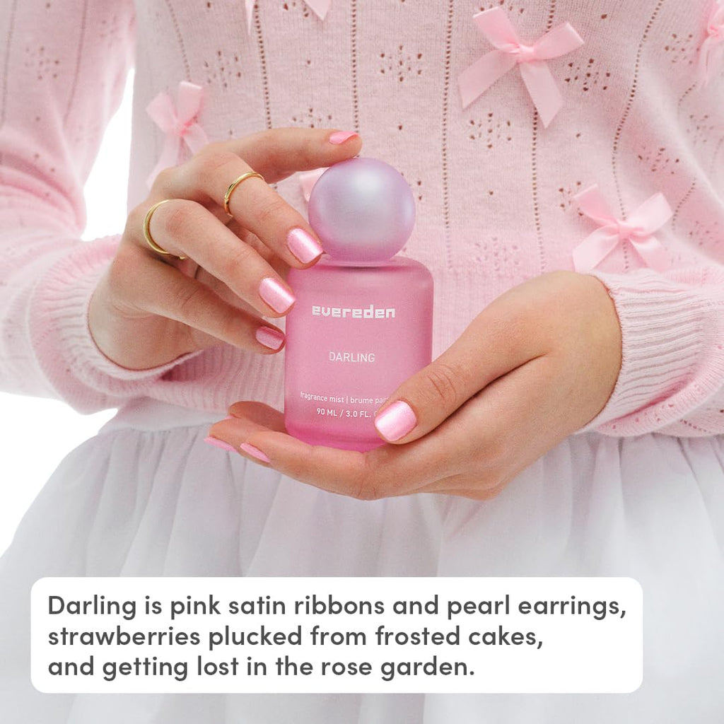 Evereden Darling Fragrance Hair & Body Mist – Clean Vegan Teen Scent with Collectible Bottle