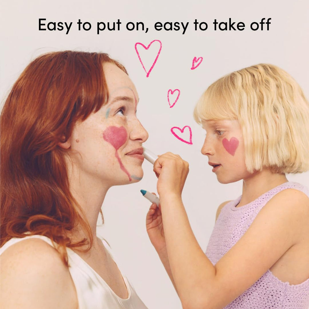 Evereden Kids Fantasy Face Crayon – Non-Toxic Color for Face, Lips & Eyes