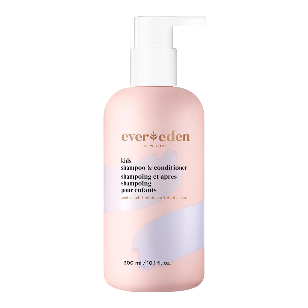Evereden Kids 2-in-1 Shampoo & Conditioner – Cool Peach, 8.5 fl oz | Gentle, Vegan Care for Kids