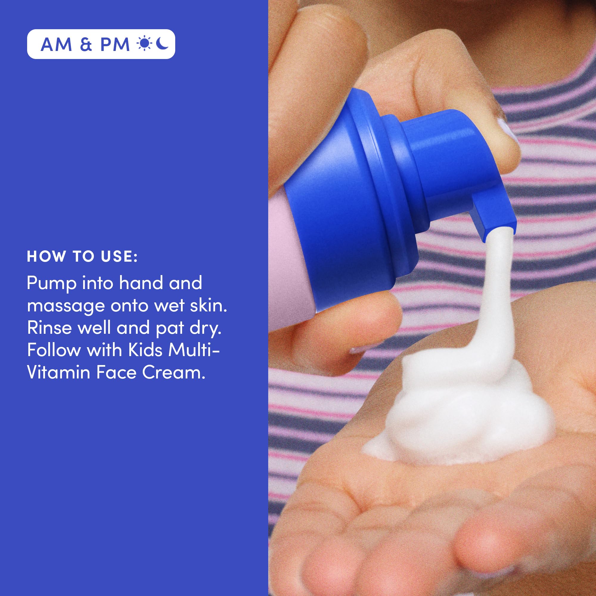 Evereden Kids Face Wash: Cool Peach – Gentle, Non-Toxic Multi-Vitamin Cleanser (Pack of 2) | 3.4 fl oz