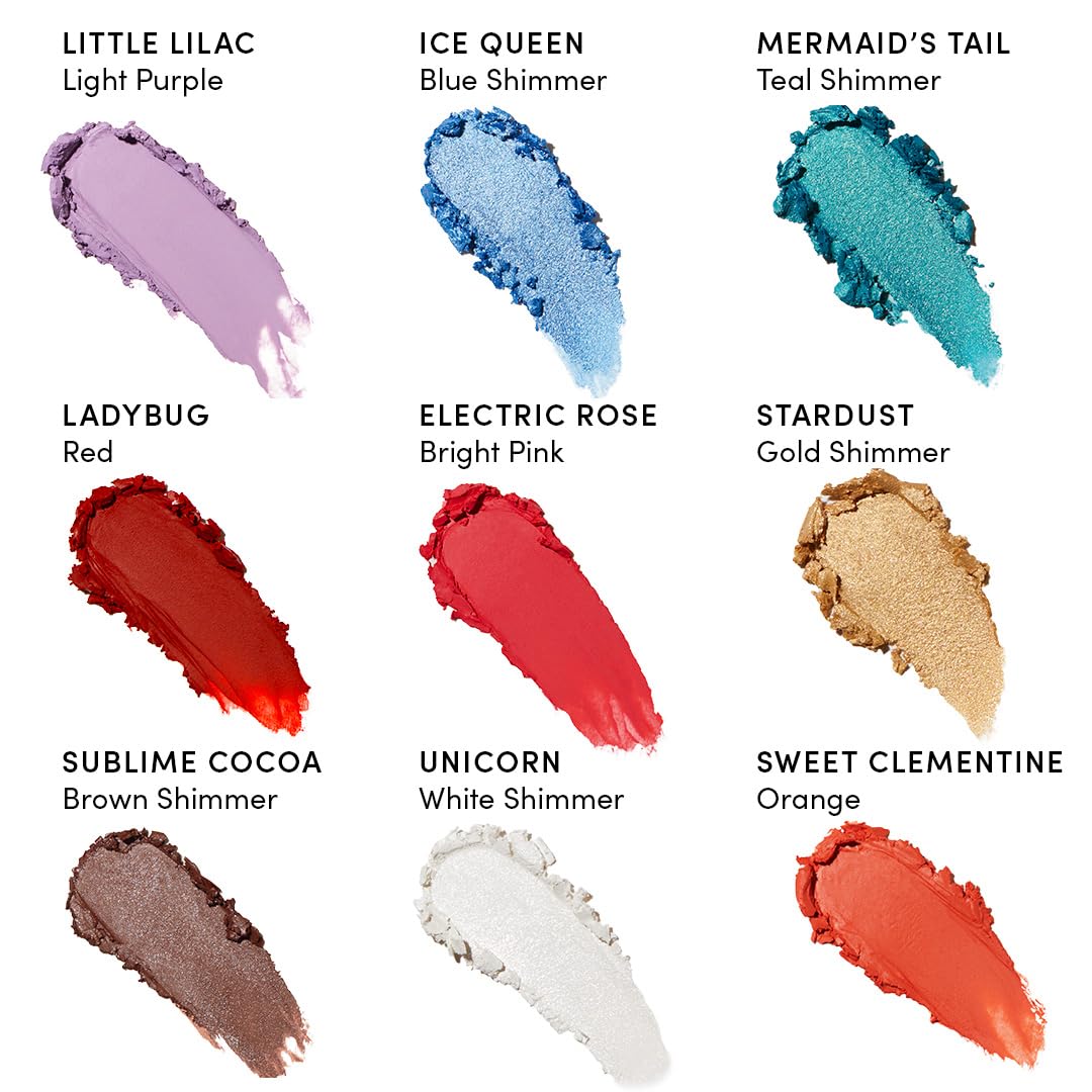 Evereden Kids Fantasy Face Crayon: Gold Shimmer | Non-Toxic, Vegan Makeup for Face, Eyes & Lips