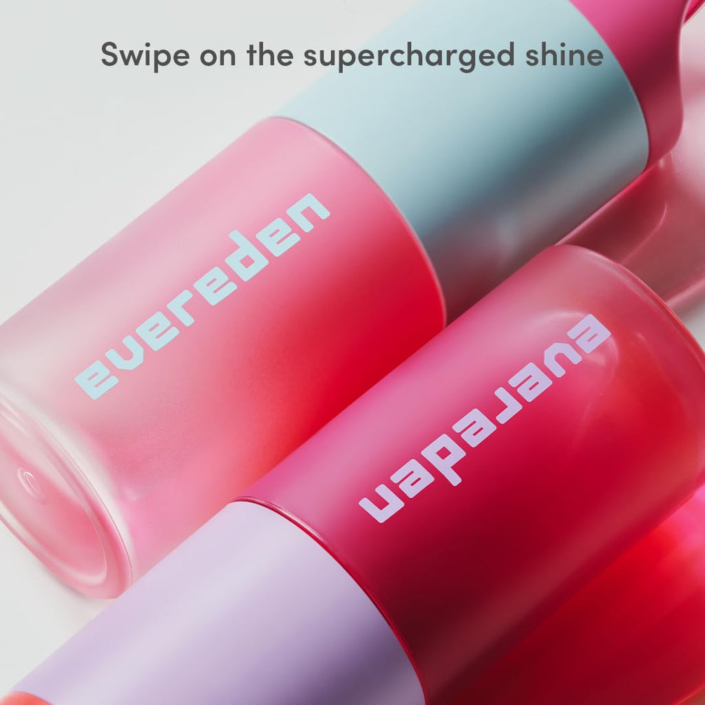 Evereden Kids Tinted Lip Gloss – Sheer Red, Non-Toxic, Vegan Hydration (Cherry, Peach & Cranberry Oils)