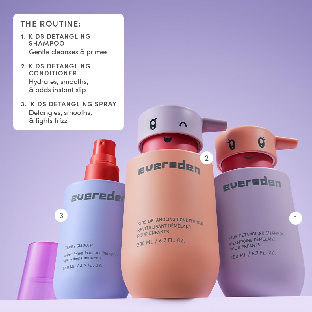 Evereden Kids Travel Set – Clean & Vegan 5-Piece Travel Skincare for Toddlers