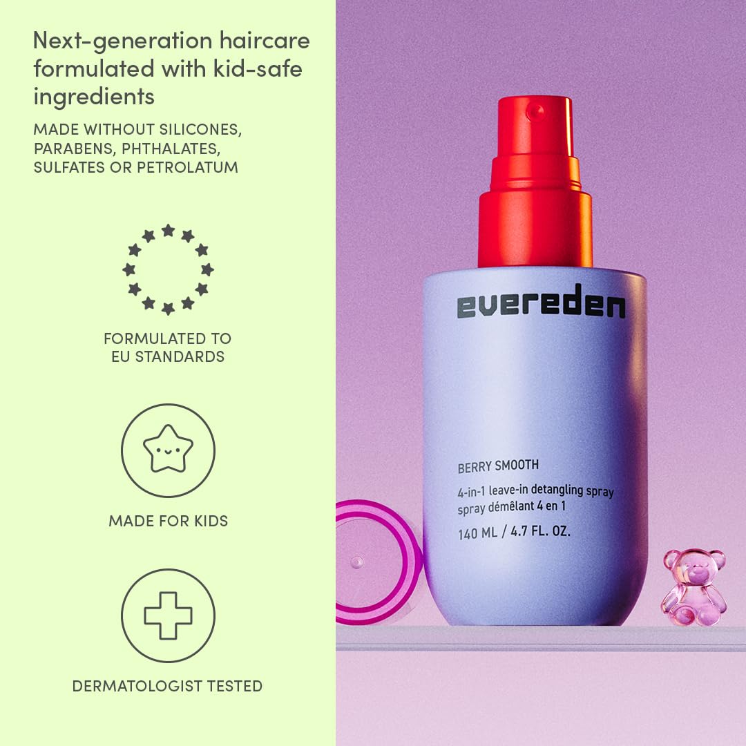 Evereden Kids Travel Set – Clean & Vegan 5-Piece Travel Skincare for Toddlers