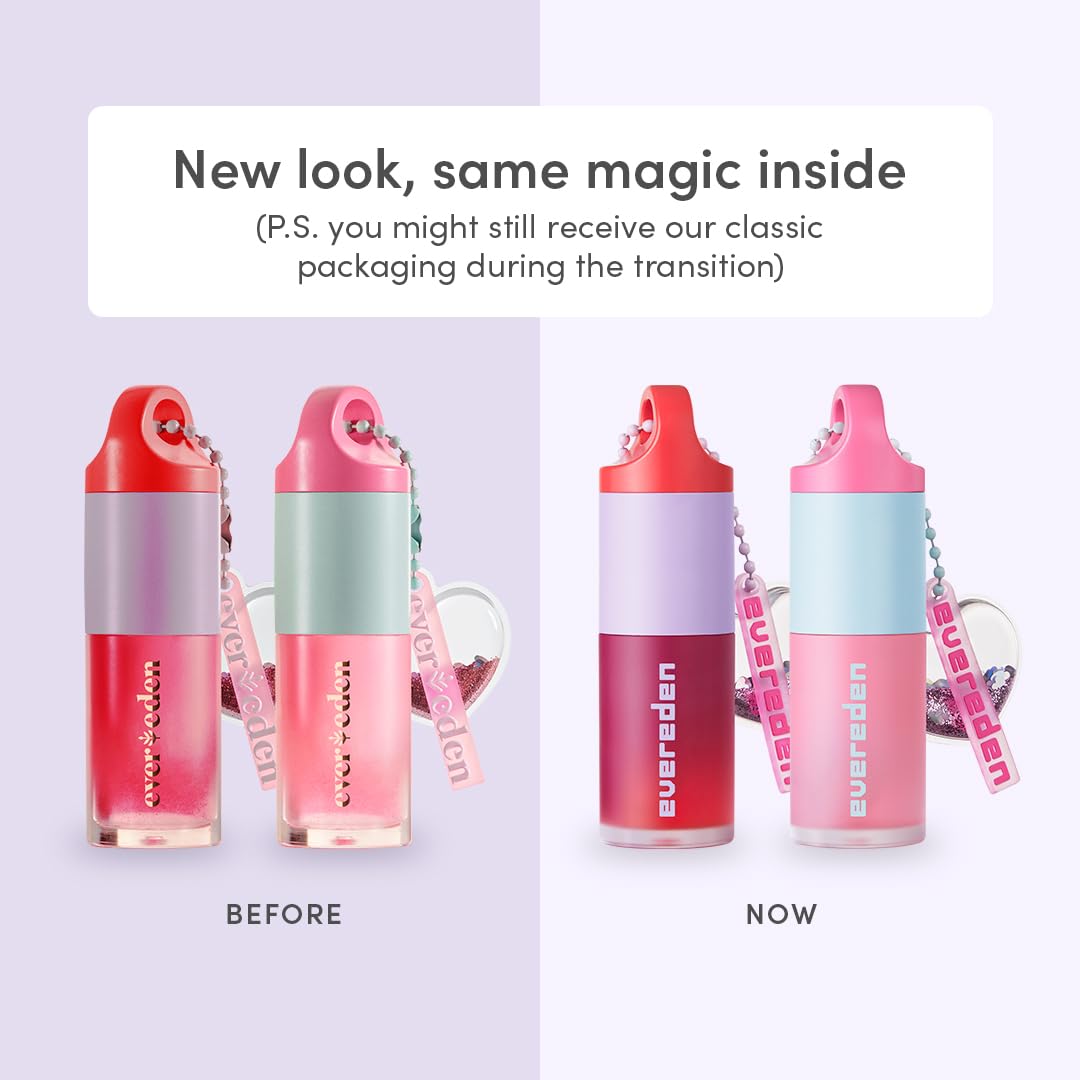 Evereden Kids Tinted Lip Gloss – Sheer Red, Non-Toxic, Vegan Hydration (Cherry, Peach & Cranberry Oils)
