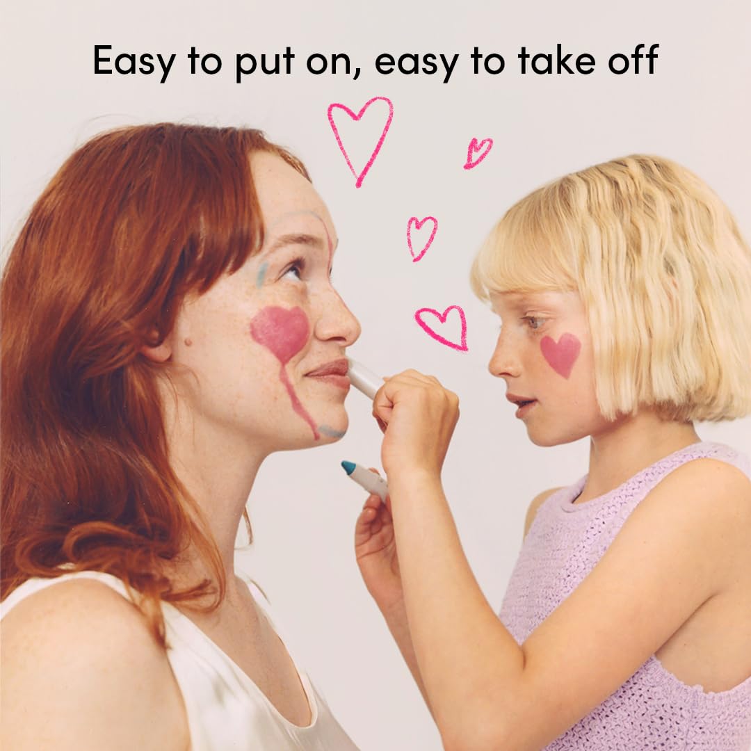 Evereden Kids Fantasy Face Crayon: Mermaid's Tail – Non-Toxic, Multi-Purpose Color