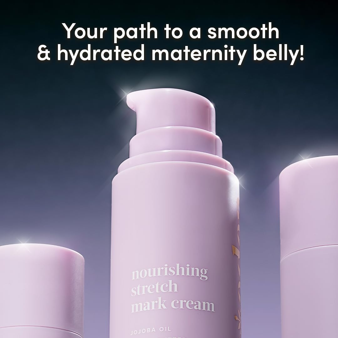 Evereden Nourishing Stretch Mark Cream (4 oz) – Clean, Vegan Pregnancy & Postpartum Moisturizer