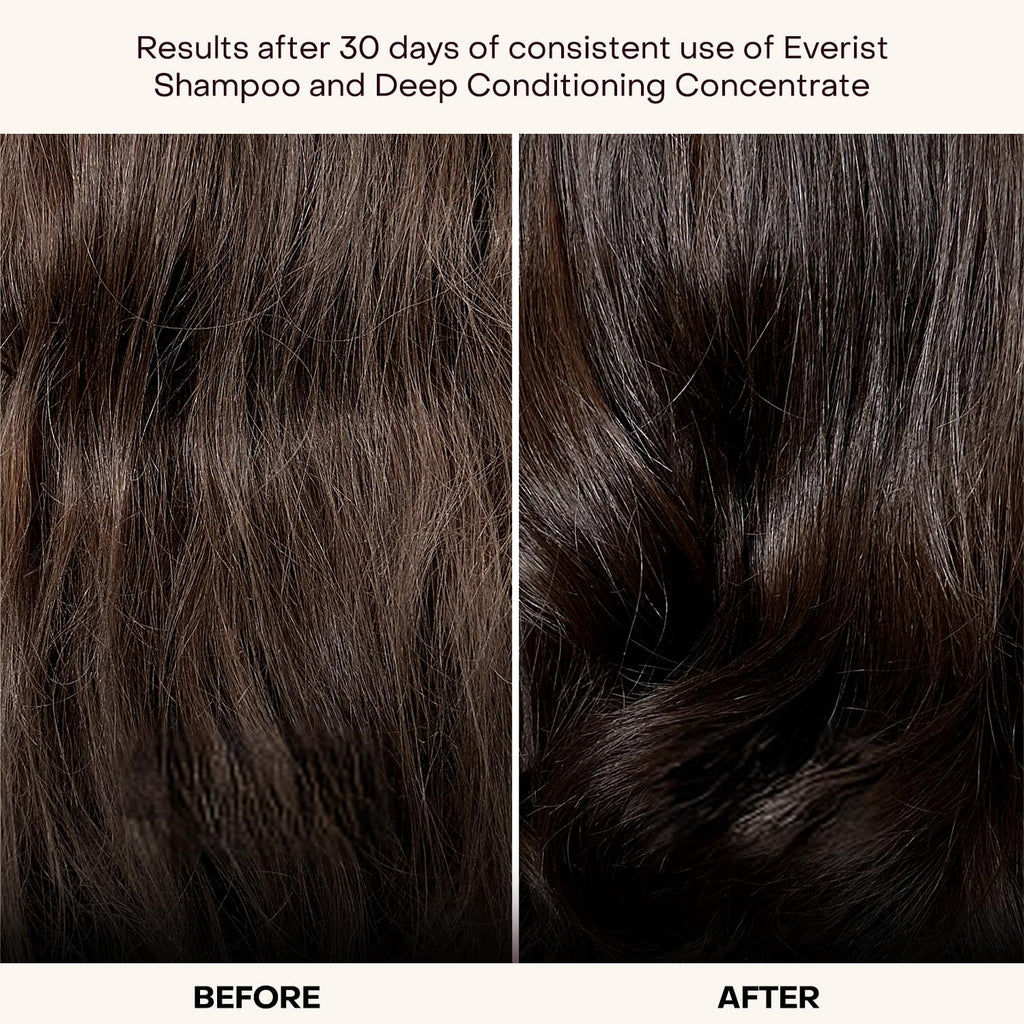 Everist Haircare Meets Skincare Set – Bond-Repair Shampoo Concentrate & Deep Conditioner (3.4 fl oz Each)