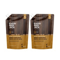 Every Man Jack Amber + Sandalwood Body Wash Refill Starter Pouch – 2-36oz – Paraben Free, Phthalate Free, Dye Free