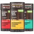 Every Man Jack Men’s Antiperspirant Deodorant Variety Pack – New Formula, Outdoor Scents, 48-Hour Protection (3 x 2.6 oz)