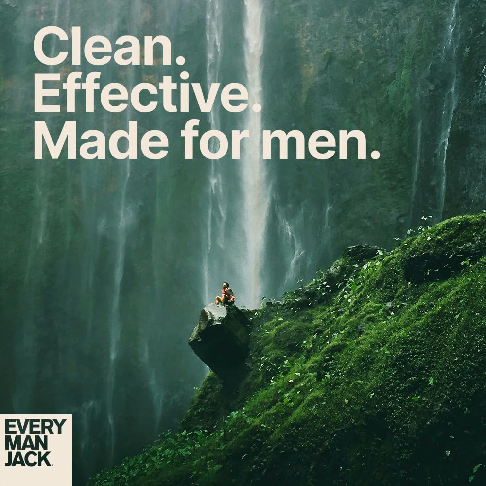 Every Man Jack Coconut + Driftwood Body Wash 2-Pack – Paraben, Phthalate & Dye Free, 33.8 fl oz