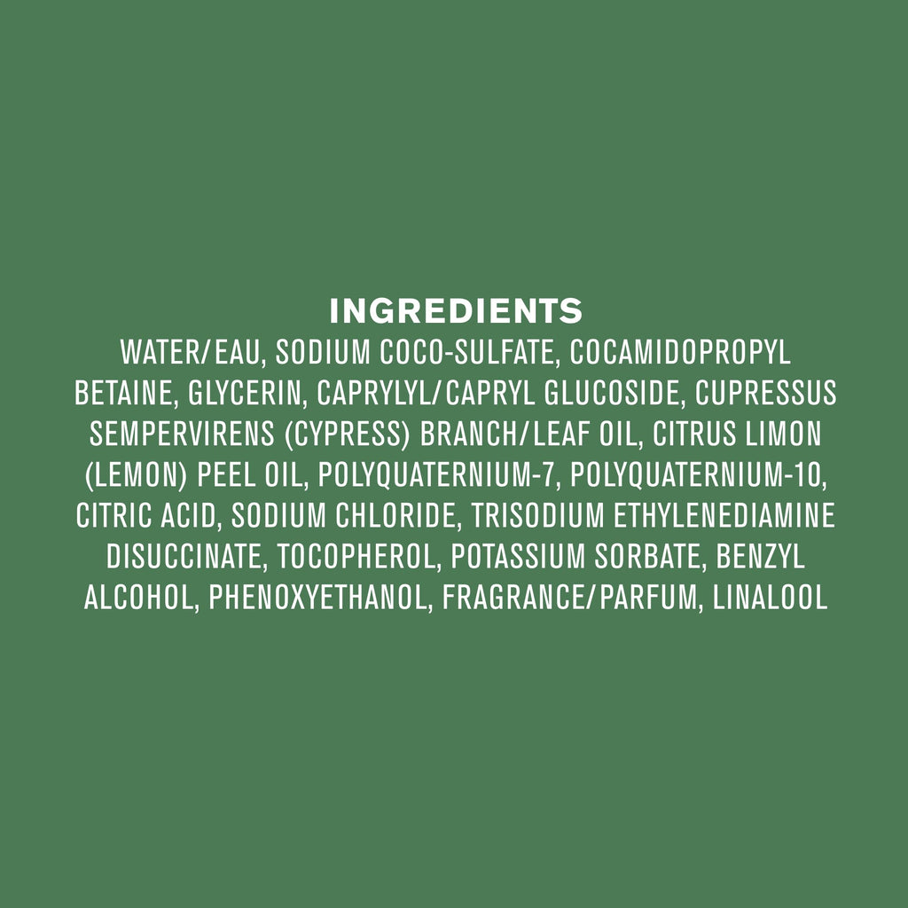 Every Man Jack Nourishing Pacific Cypress Body Wash for All Skin Types | Coconut & Glycerin Hydration | 24oz 2 Bottles