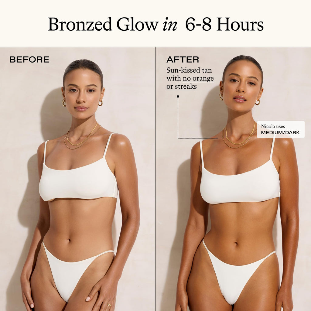 Everyday Humans Sun Bronzed Gradual Self Tanner Lotion – Australian Made with Peptides, 6.8 oz