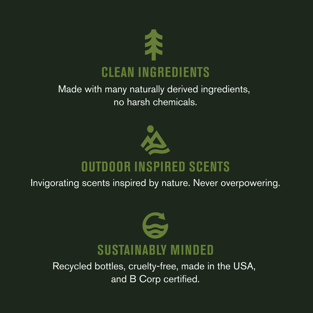 Every Man Jack Men's Bath & Body Gift Set - Amber + Sandalwood | Hydrating Body Wash, 2-in-1 Shampoo, Aluminum-Free Deodorant & Face Wash