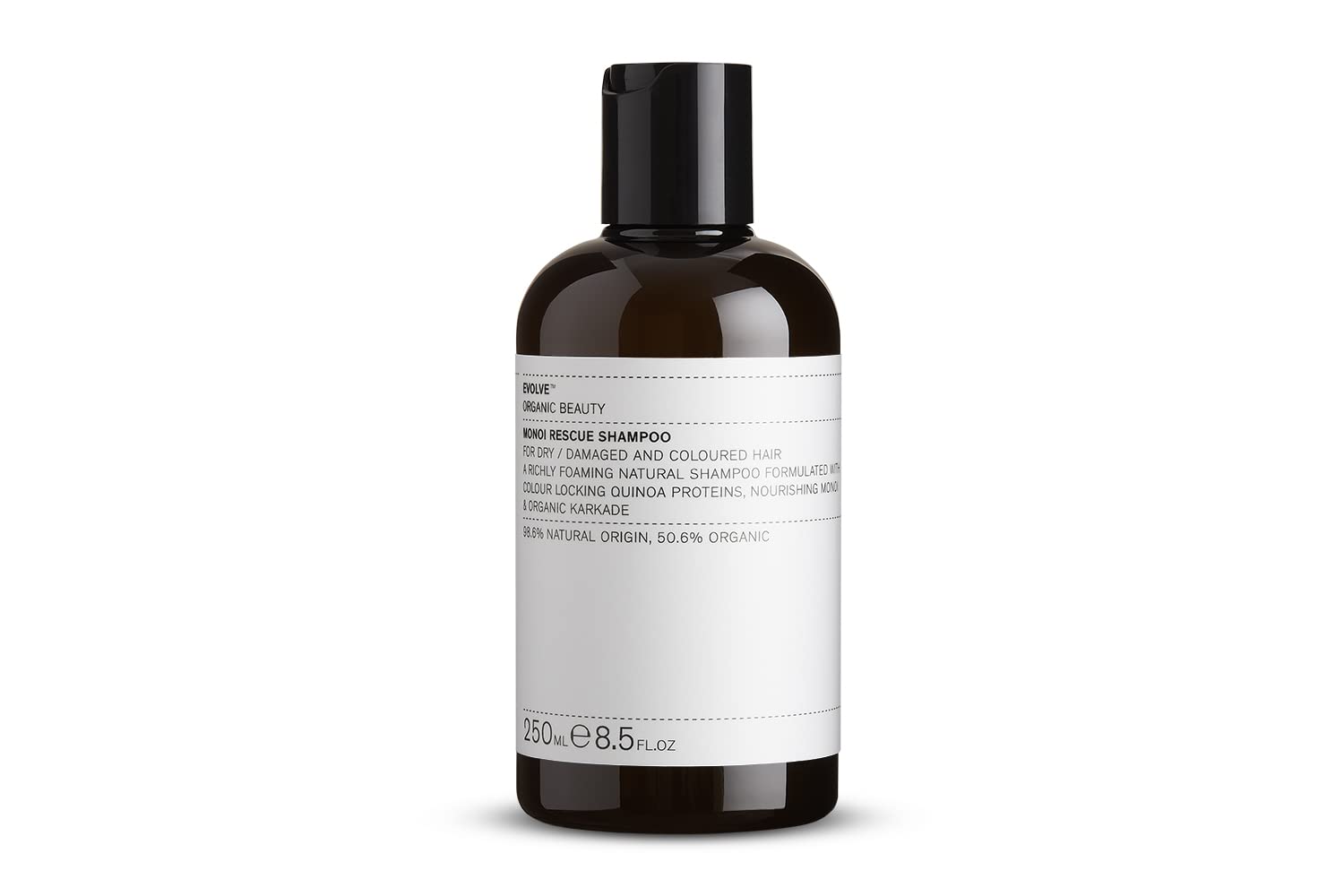 Evolve Organic Beauty Natural Monoi Rescue Shampoo | Small Batch Vegan Clean Beauty