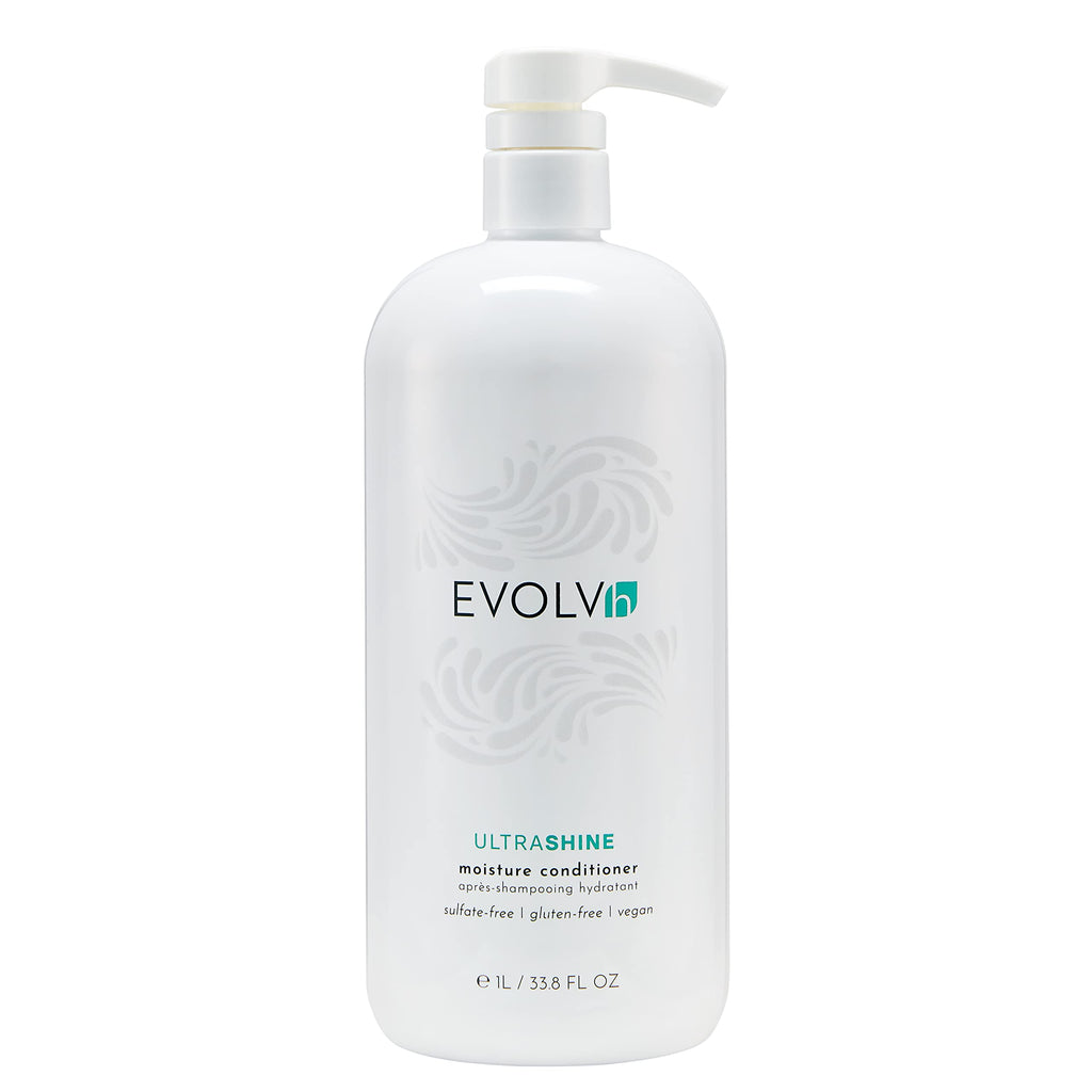 EVOLVh Natural UltraShine Moisture Conditioner | Vegan, Non-Toxic, 1 L