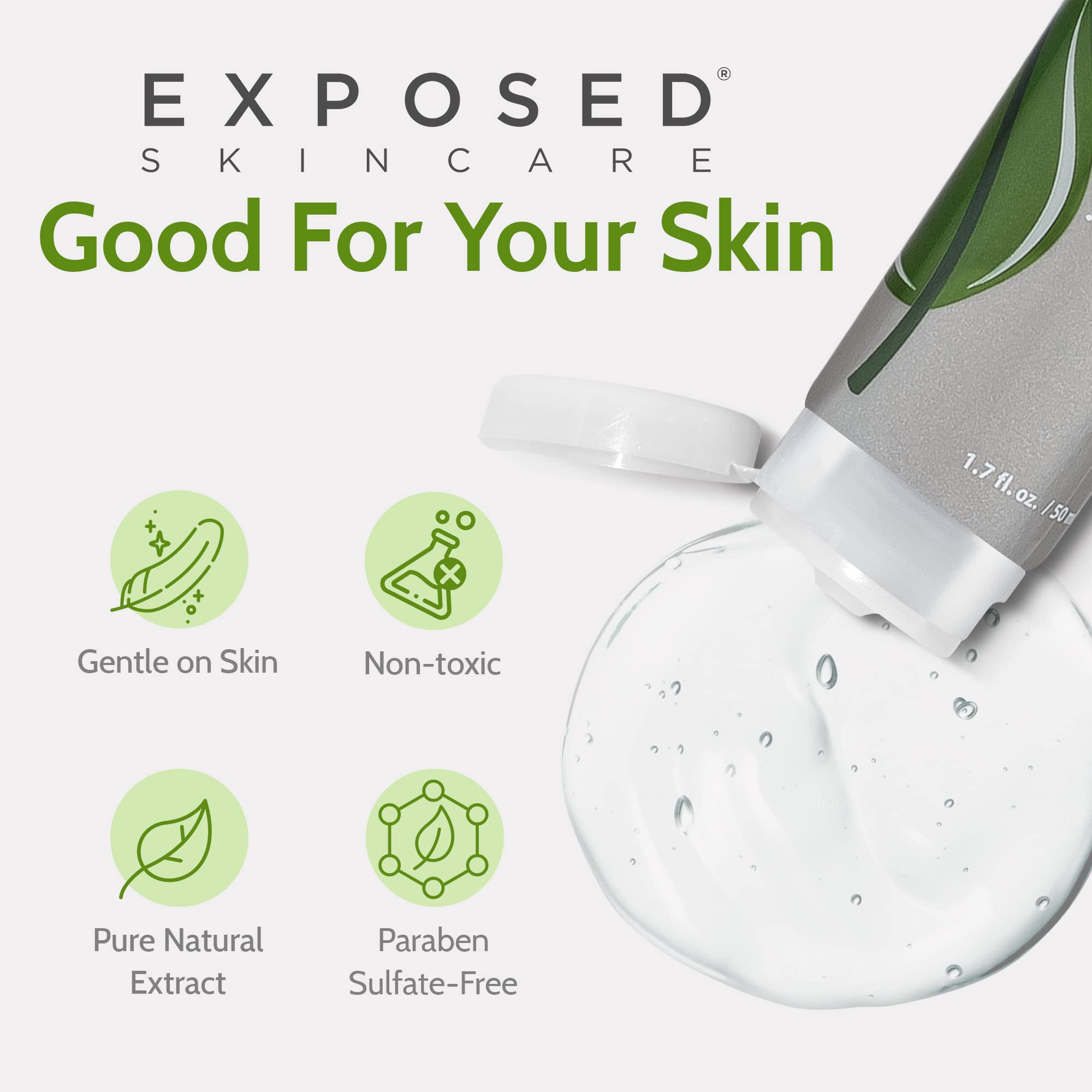 Exposed Skin Care Clear Pore Serum – 1% Salicylic Acid for Sensitive & Oily Skin