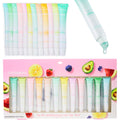 EXPRESSIONS 12pc Lip Oil Set – Flavored Hydrating Lip Oils with Squeeze Tube