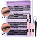 EYDEVRO Lash Clusters Kit 30D-60D – DIY Extensions with Bond, Seal & Tweezers