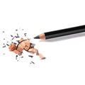 Eye Embrace Liz Classic: Warm Medium Gray Wooden Eyebrow Pencil – Waterproof, Double-Ended with Sharpener & Spoolie, Cruelty-Free
