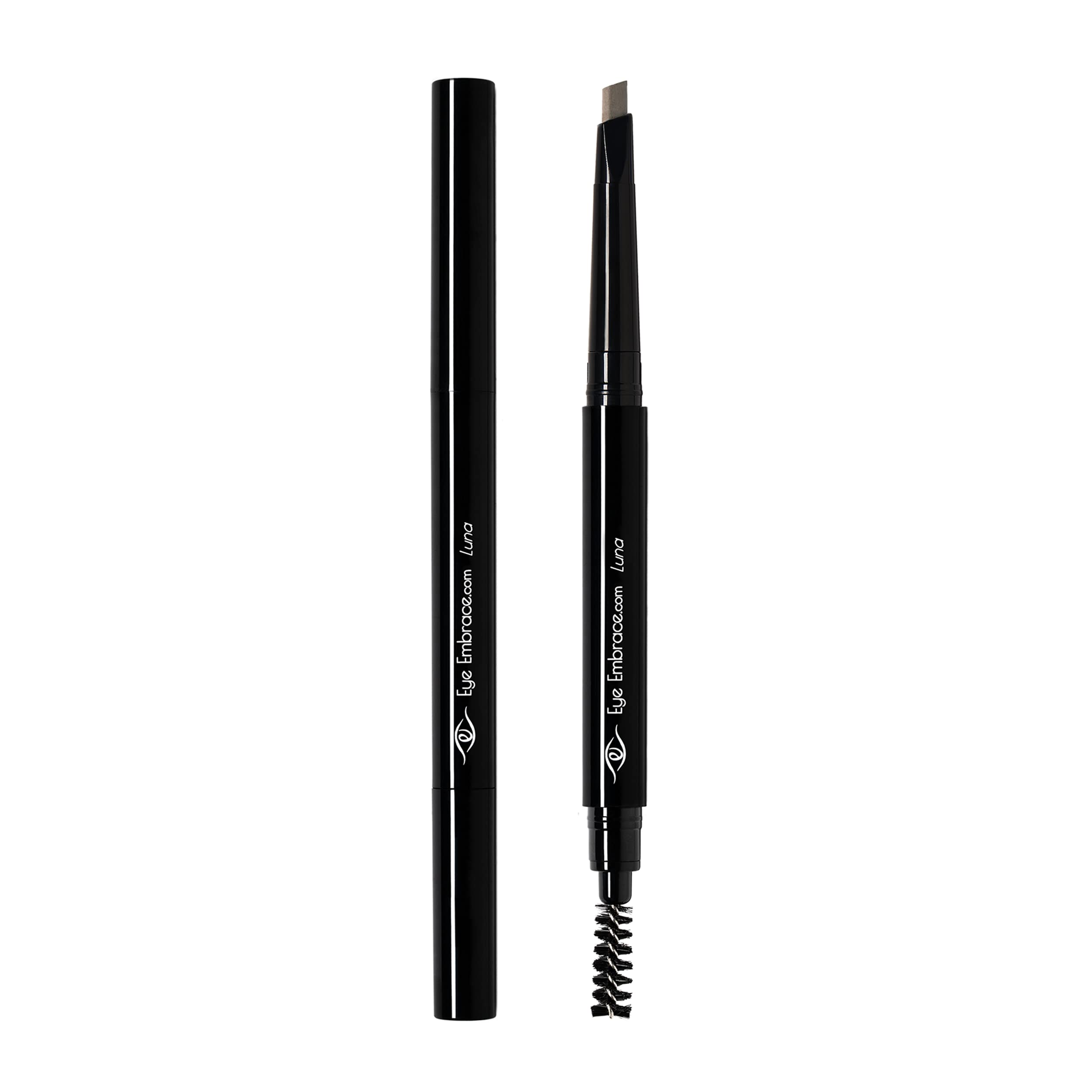 Eye Embrace Luna Eyebrow Pencil – Light Brown-Gray, Waterproof, Double-Ended Angled Tip