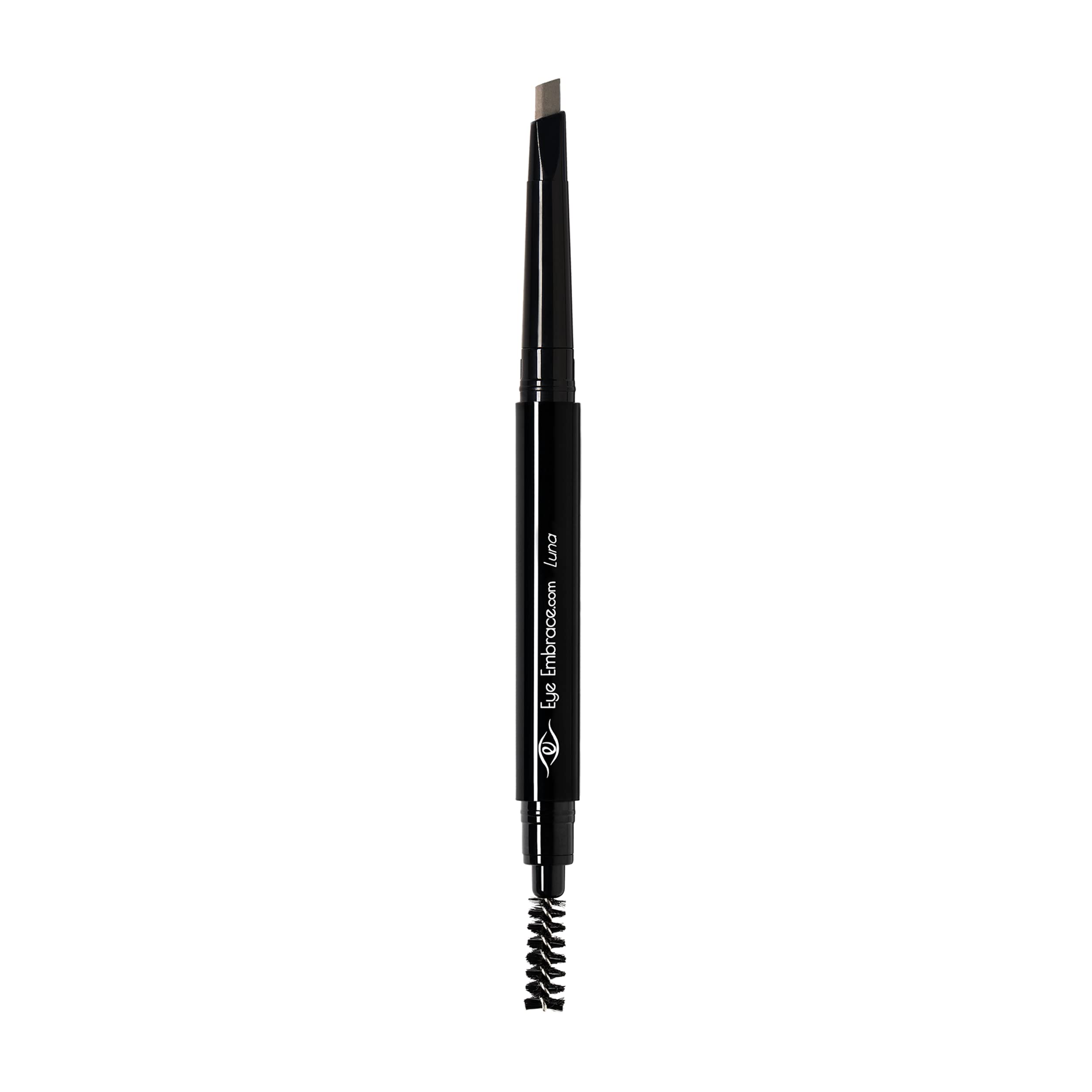 Eye Embrace Luna Eyebrow Pencil – Light Brown-Gray, Waterproof, Double-Ended Angled Tip