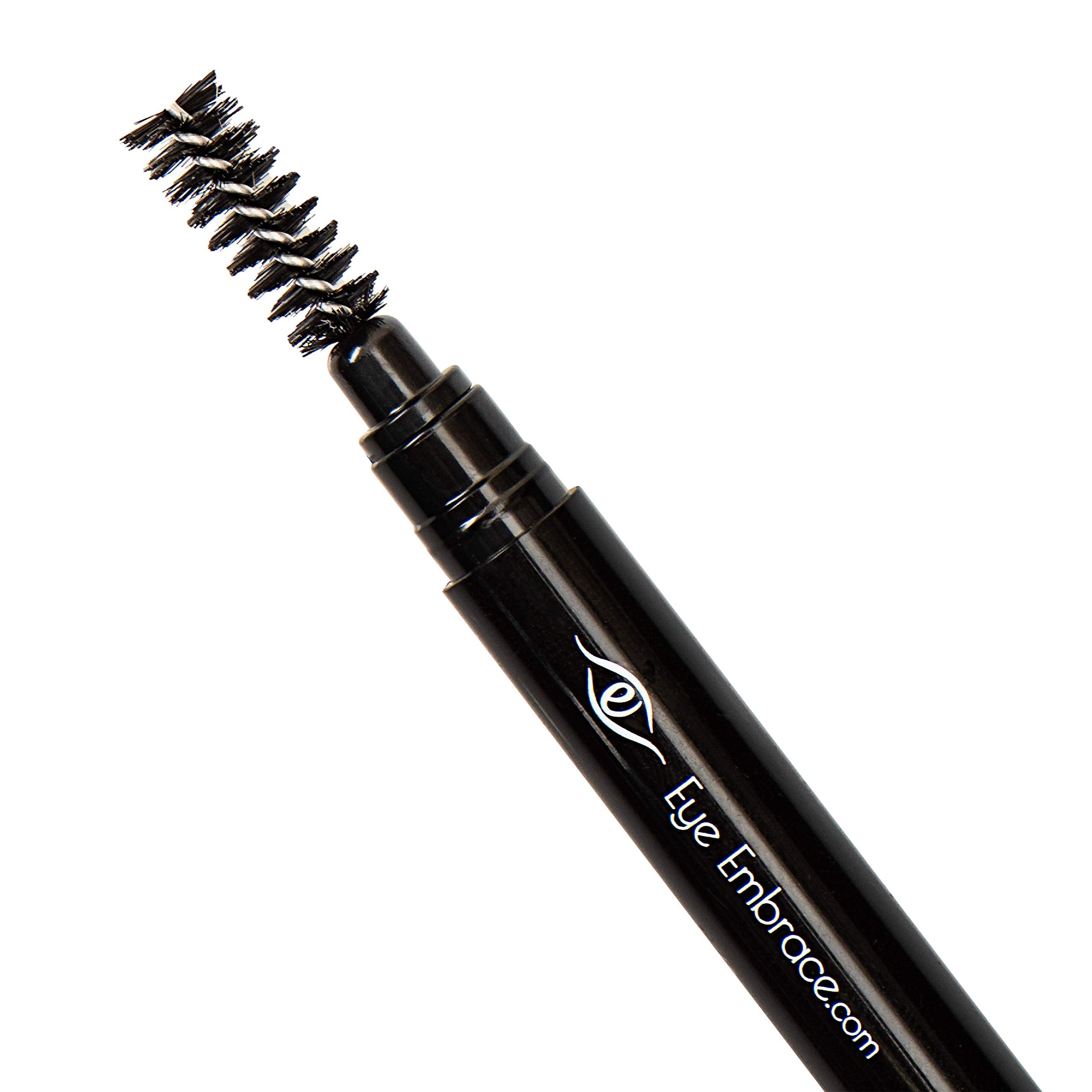 Eye Embrace Warm Betty Light Gray Eyebrow Pencil – Waterproof, Double-Ended Angled Tip & Spoolie, Cruelty-Free