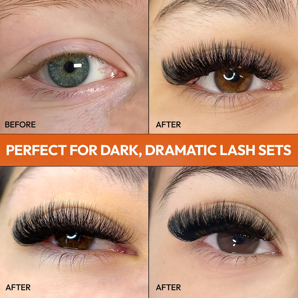 Eyesy Lash 448 Narrow Promade Fans - 10D 0.07mm C Curl, 9-15mm Mixed Lengths, Mega Volume Eyelash Extensions