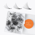 Eyesy Lash 500 Promade Fans – Pointy Base Volume Premade Fans for Eyelash Extensions (6D 0.07 CC 16mm)