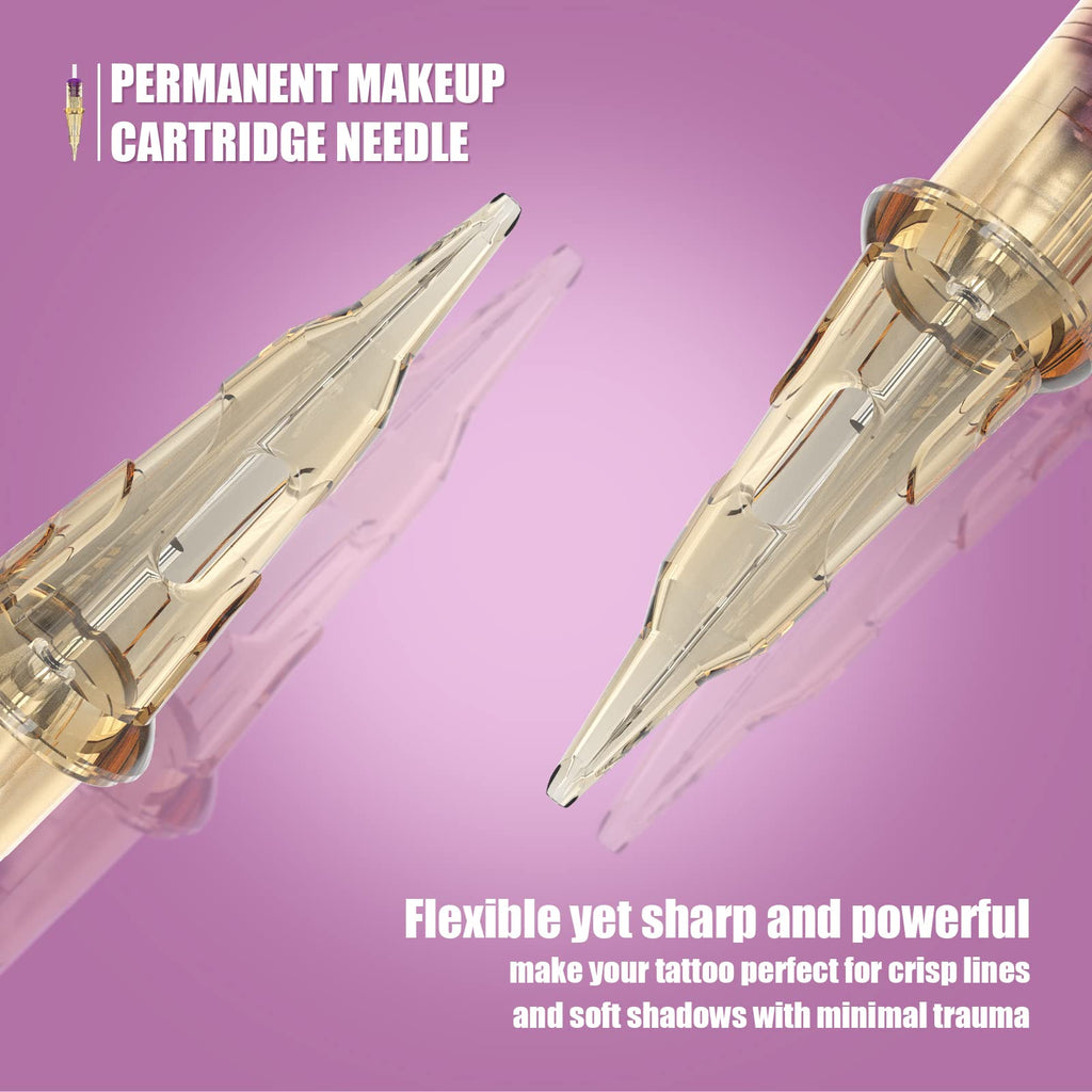 EZTAT2 V-Select 1RL Cartridge Needles for Permanent Makeup | Eyebrows, Liner, Microblading