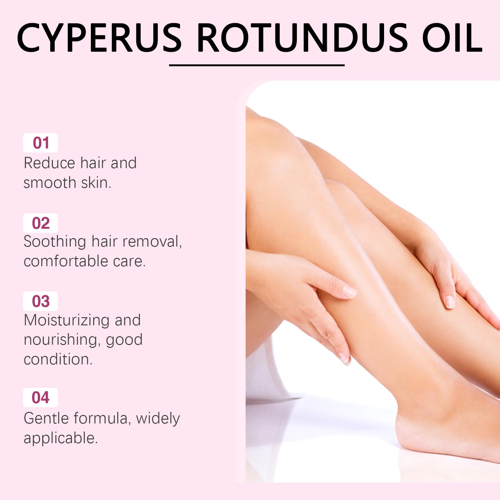 EZBNG Cyperus Rotundus Oil 60ml – Natural Hair Inhibitor & Moisturizer