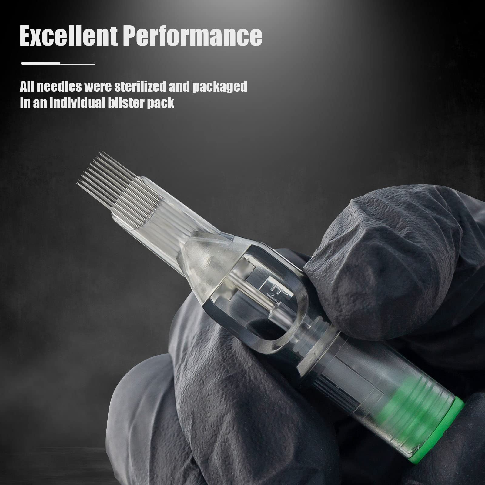 EZTAT2 Revolution 20Pcs #10 Bugpin Magnum Disposable Tattoo Needle Cartridges for Rotary Machines