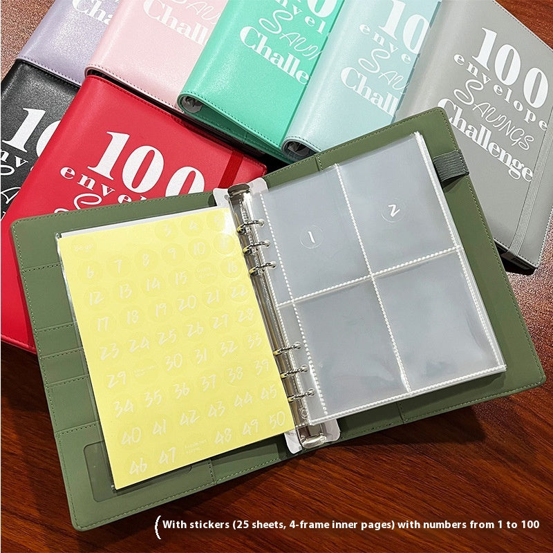 100 Days Challenge Hand Account Deposit And Savings Notebook