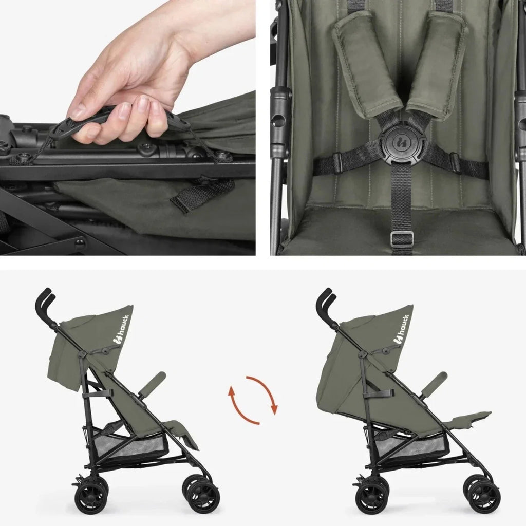Hauck Fold N Care Stroller - Olive