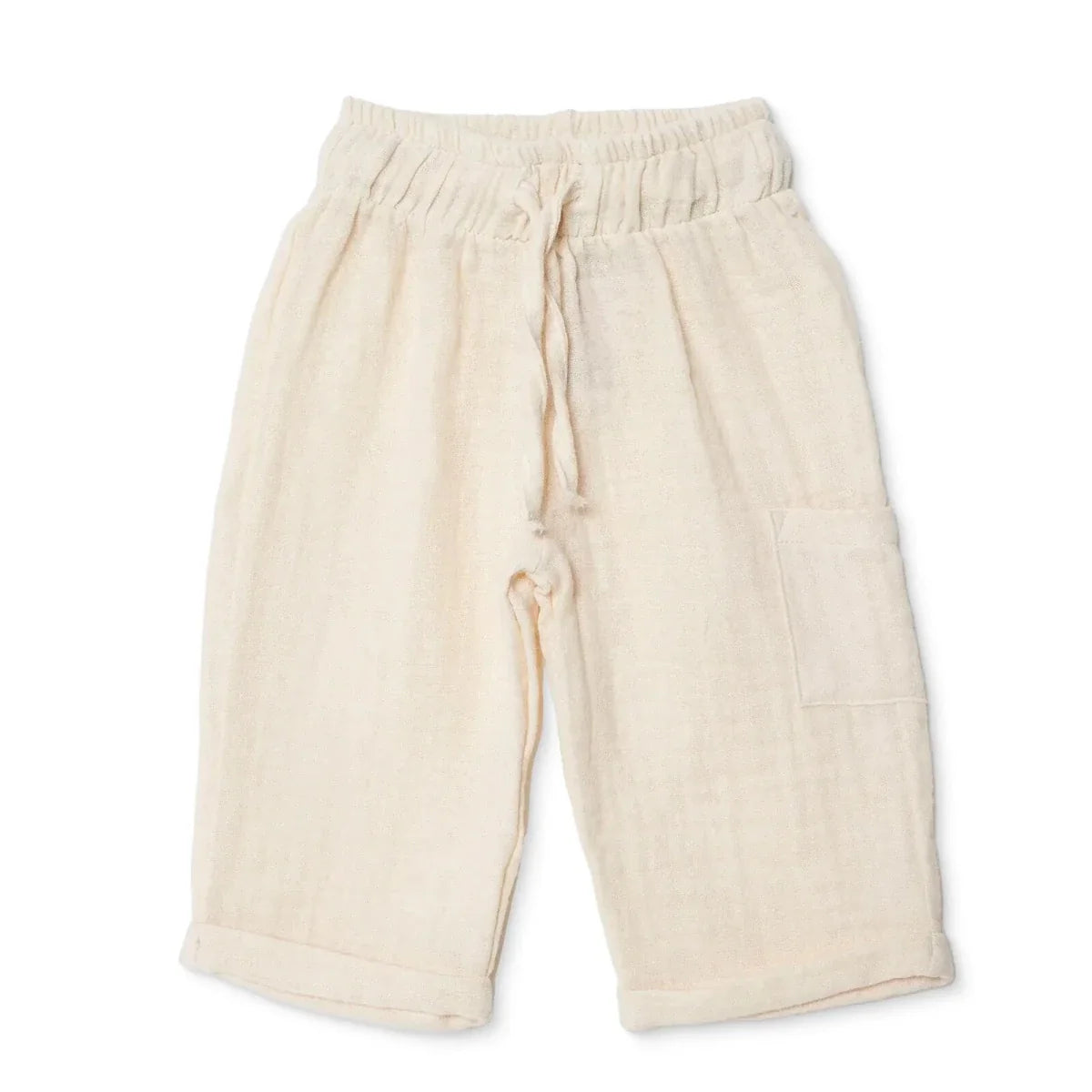 HelloBaby Turn-Up Muslin Baby Trousers (6-9 Months to 4-5 Years)