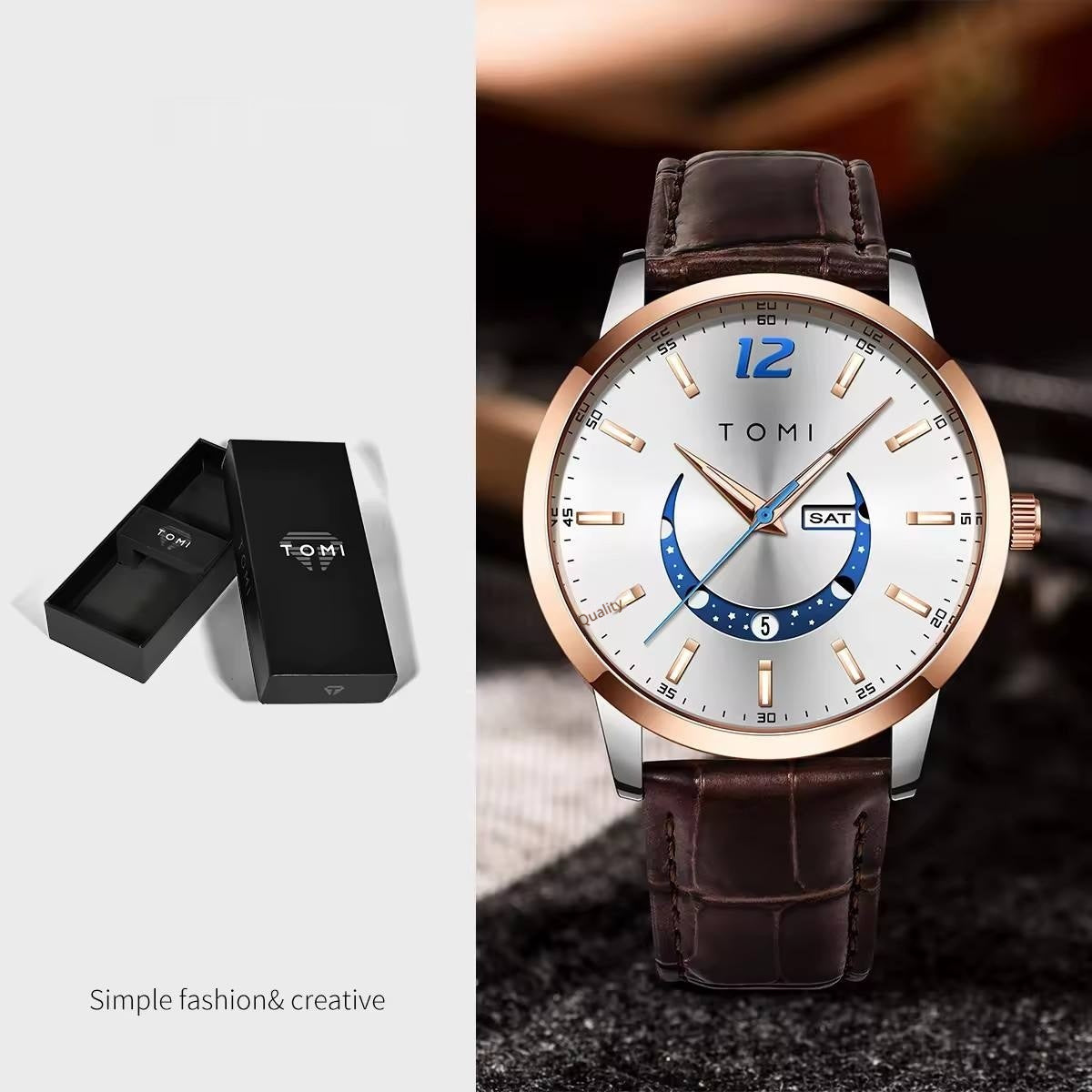 Men's Fashionable And Luxurious Business Quartz Watch