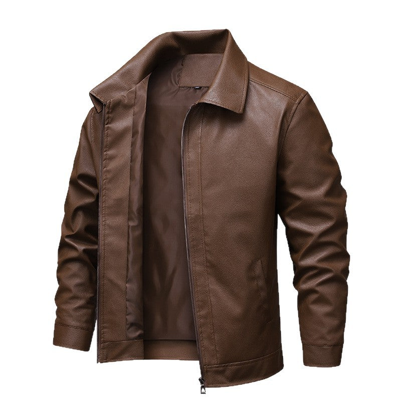 Mens Solid Color Casual Tailored Lapel Jacket