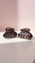 Glossy Mini Hair Clamps Pack of 12