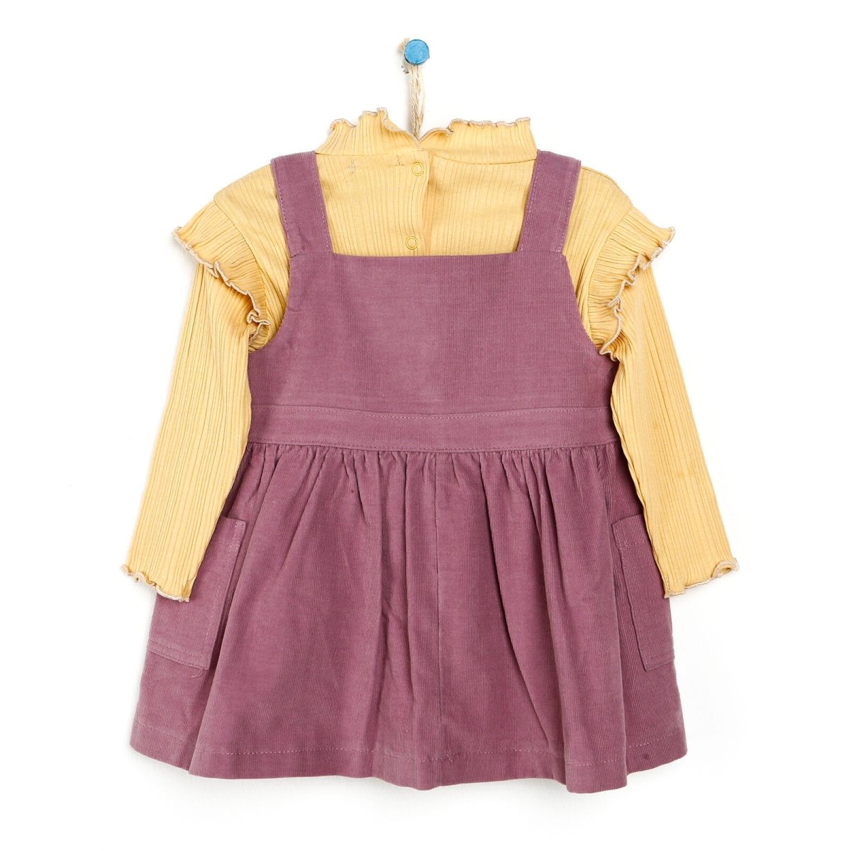 Cassiope Salopette Skirt & Sweatshirt - Damson