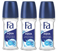 Fa Deodorant Aqua Roll-On 1.7 oz – 3 Pack | All-Day Freshness