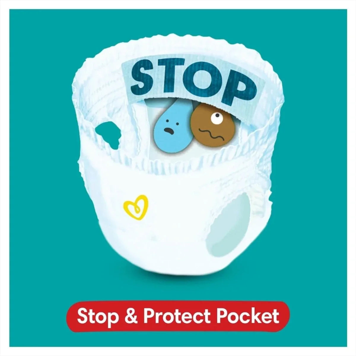 Pampers Baby-Dry Pants Size 5 Jumbo Pack 64 nappies