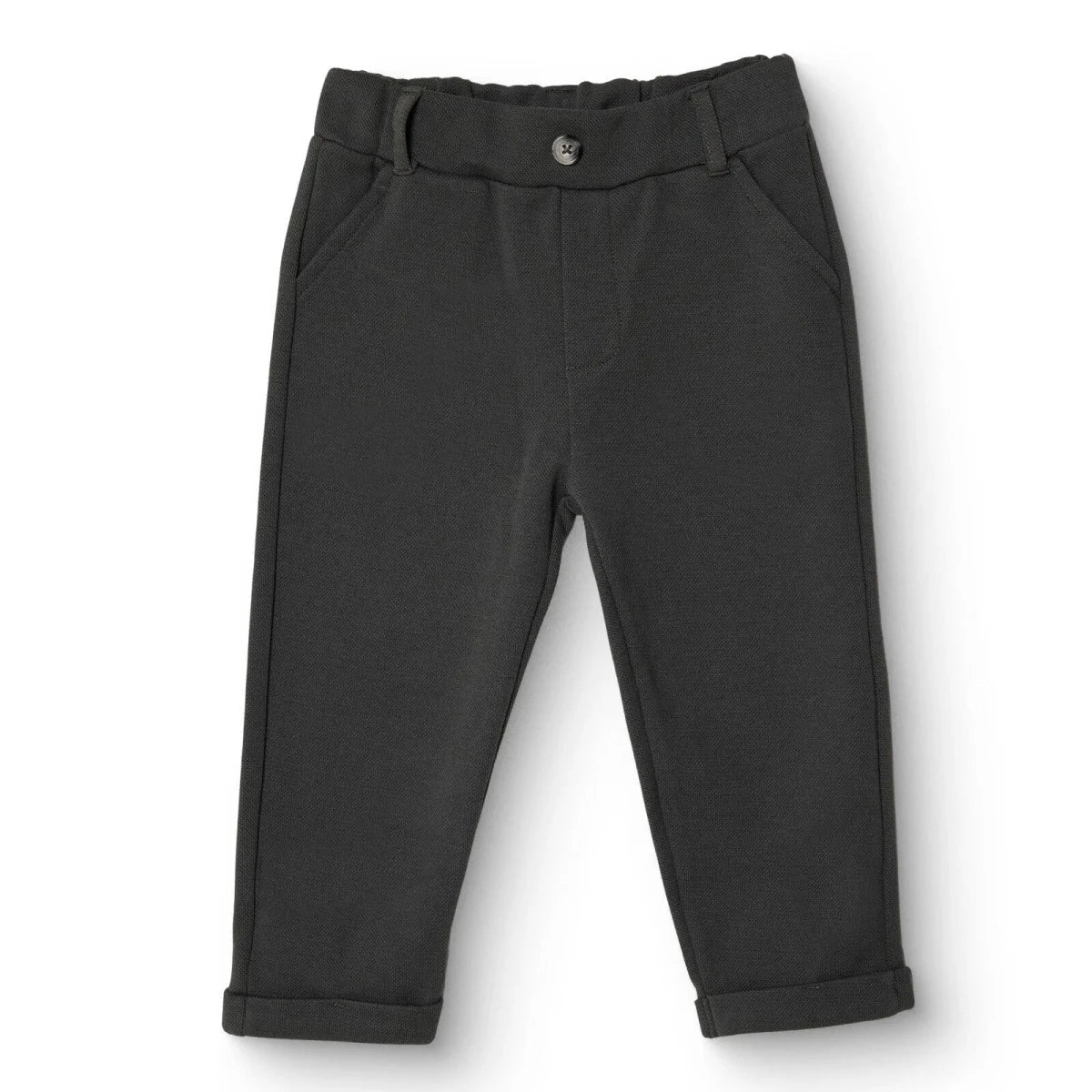 HelloBaby Turn-Up Interlock Baby Trousers (6-9 Months to 4-5 Years)
