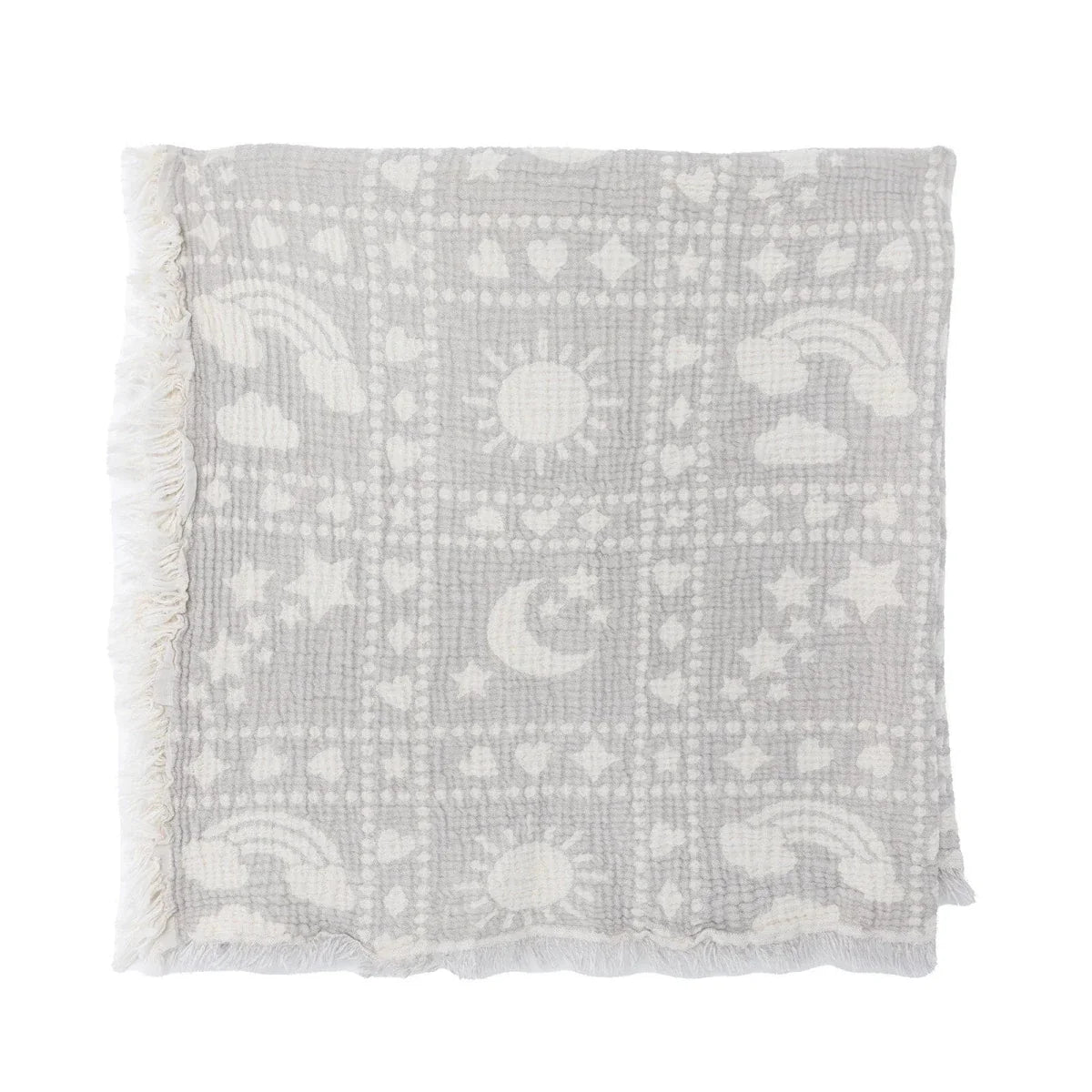 Mollia Sky Print Muslin Baby Blanket (80 x 100 cm)
