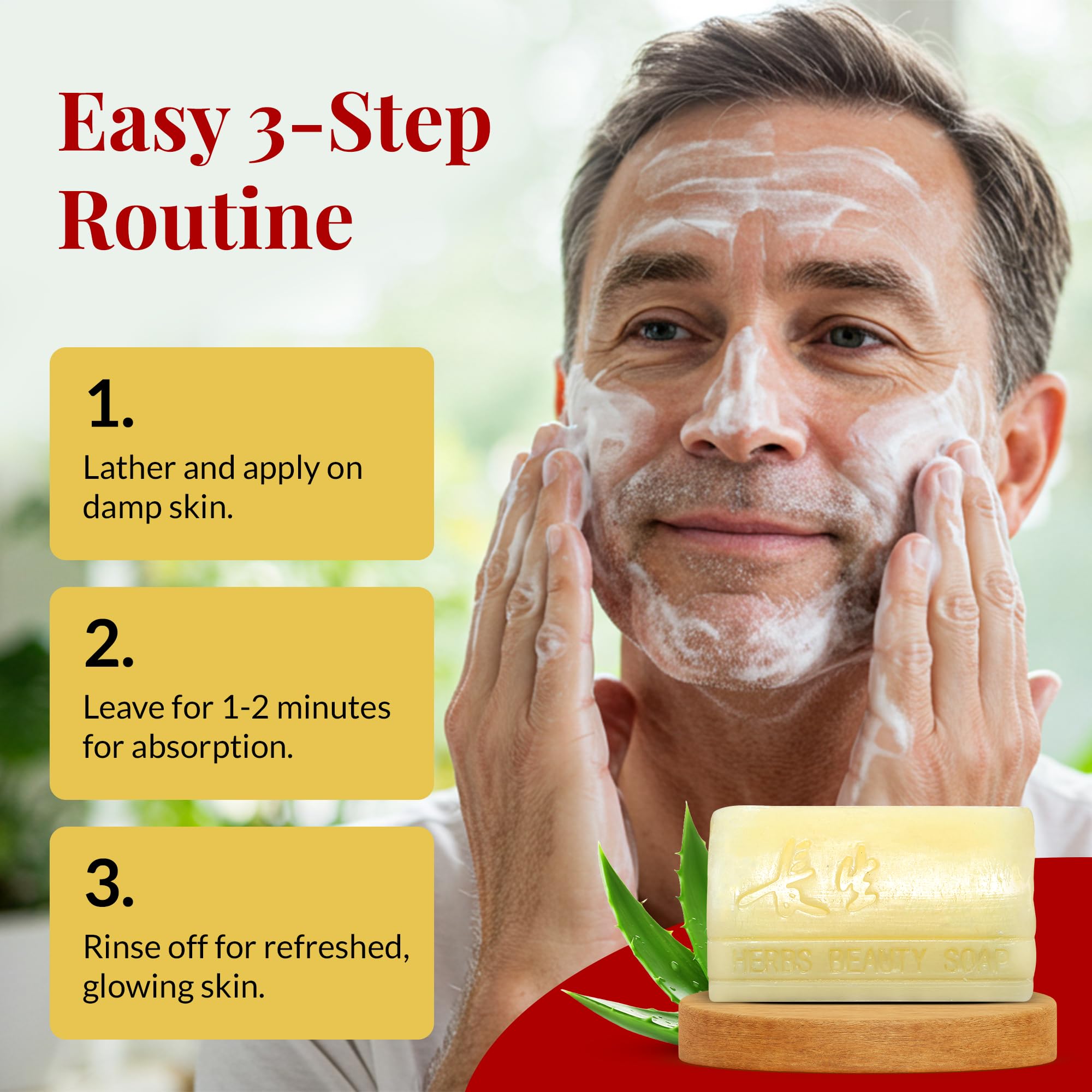 FACEDOCTOR Complexion Bar Soap | Gentle Acne & Rosacea Cleanser with Sea Buckthorn