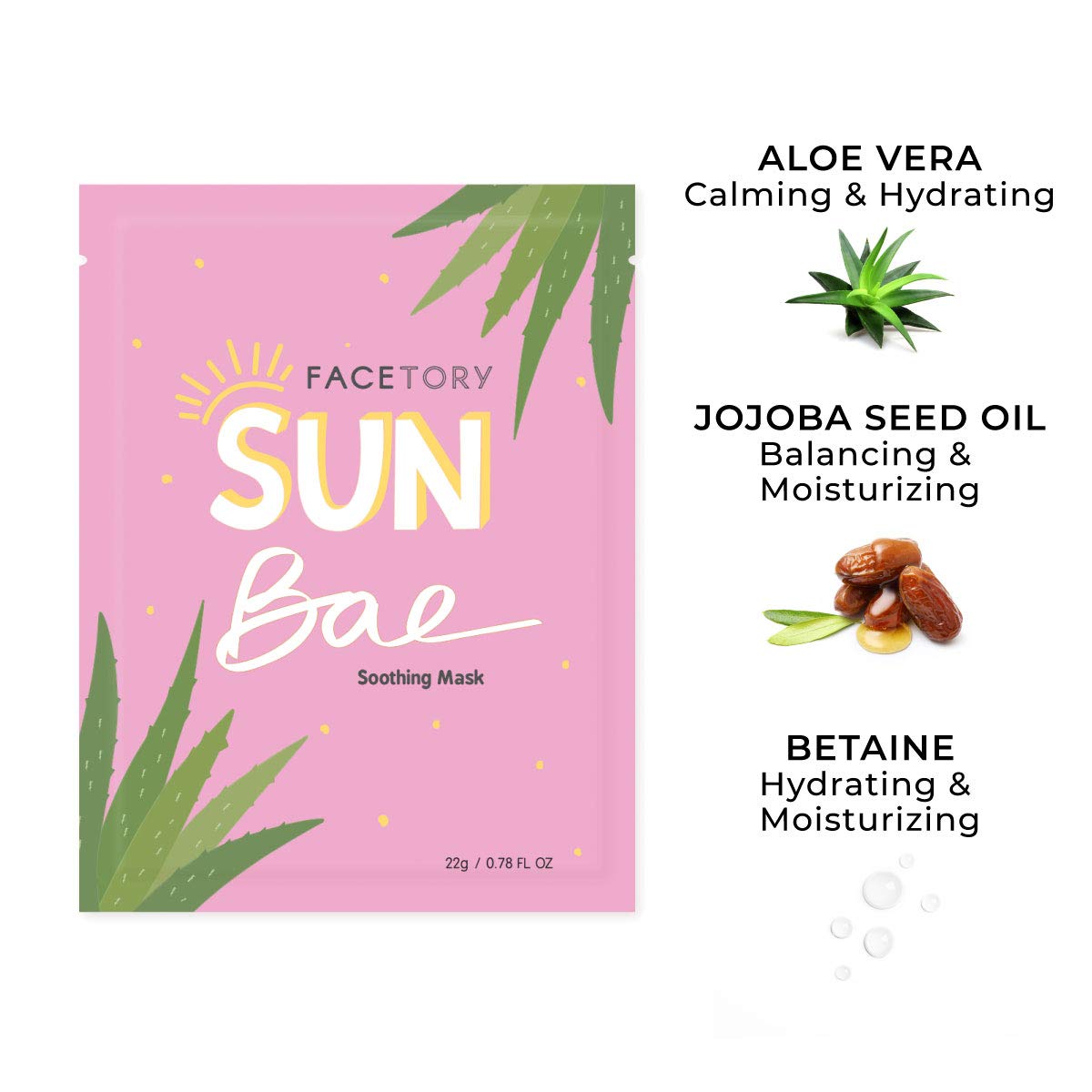 FACETORY Collection Facial Mask Set – Hydrating, Purifying, Soothing & Revitalizing (10 pcs)